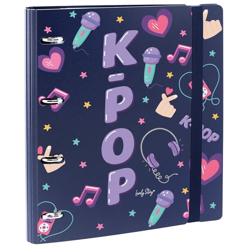 K-Pop Dark Blue smart folder