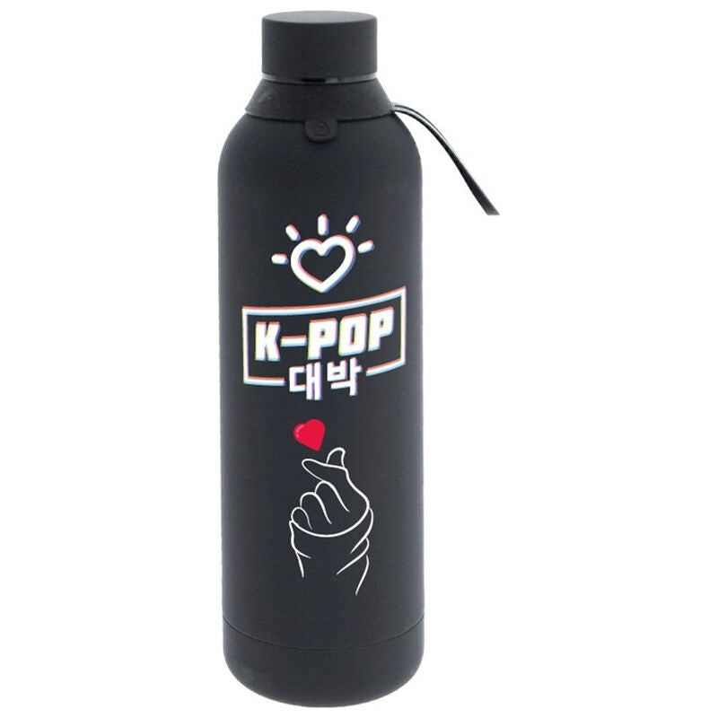 K-Pop Black thermal bottle 750ml