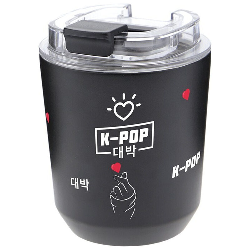 K-Pop Black thermal cup 280ml Nerdscape