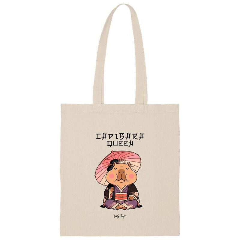 Capybara Queen tote bag