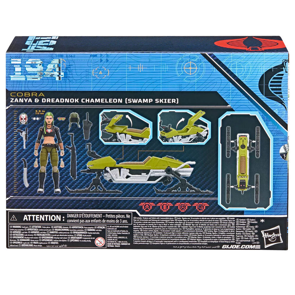 G.I. Joe Classified Series Cobra Zanya and Dreadnok Chameleon figure 15cm