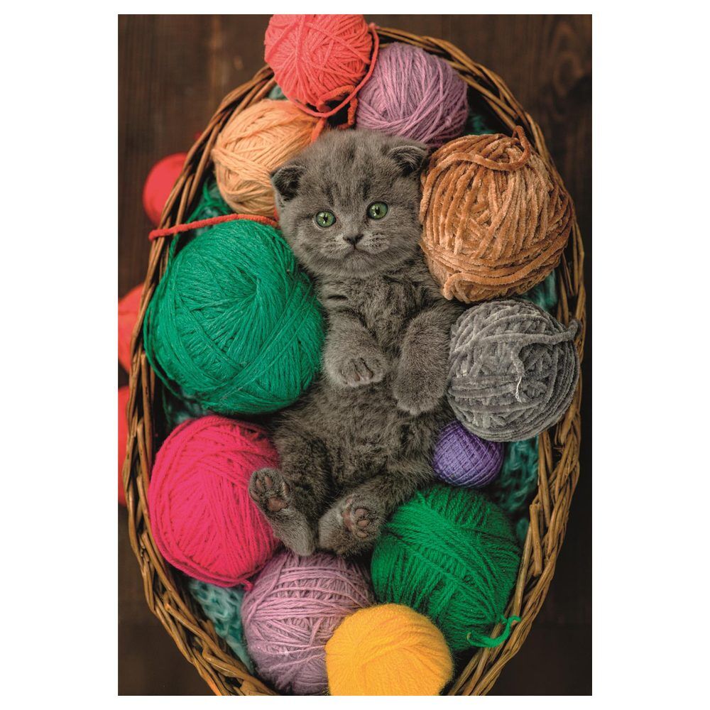 Fluffy Kitten puzzle 500pcs