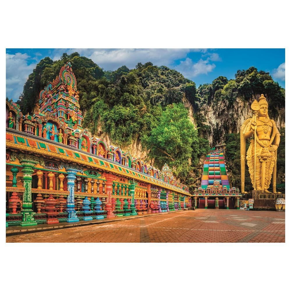 Painted Batu Caves puzzle 1000pcs