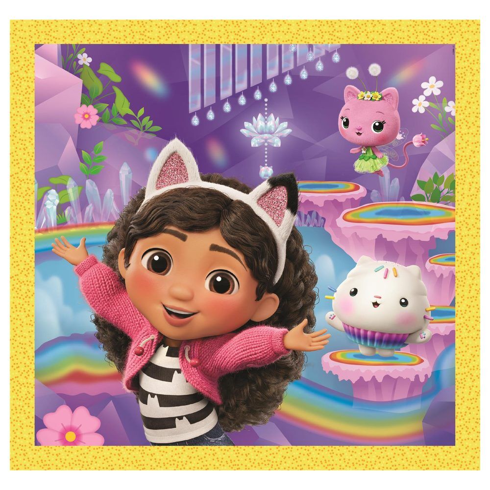 Gabbys Dollhouse puzzle 3x48pcs