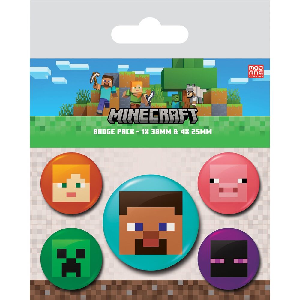 Minecraft set ok 5 badge