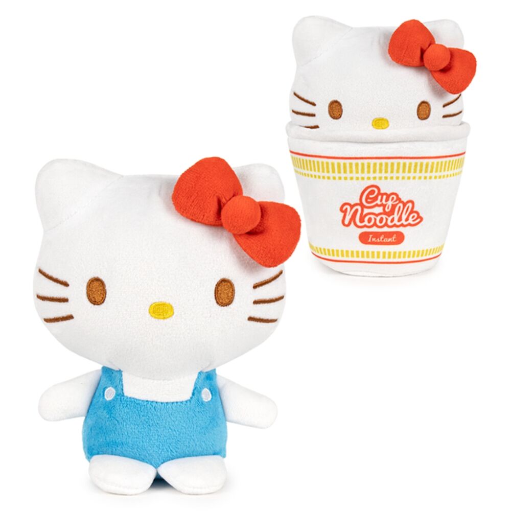 Hello Kitty & Friends Cup Noodles assorted plush toy 16cm