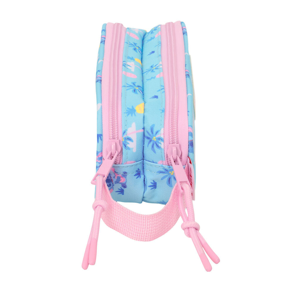 Disney Stitch Waves double pencil case