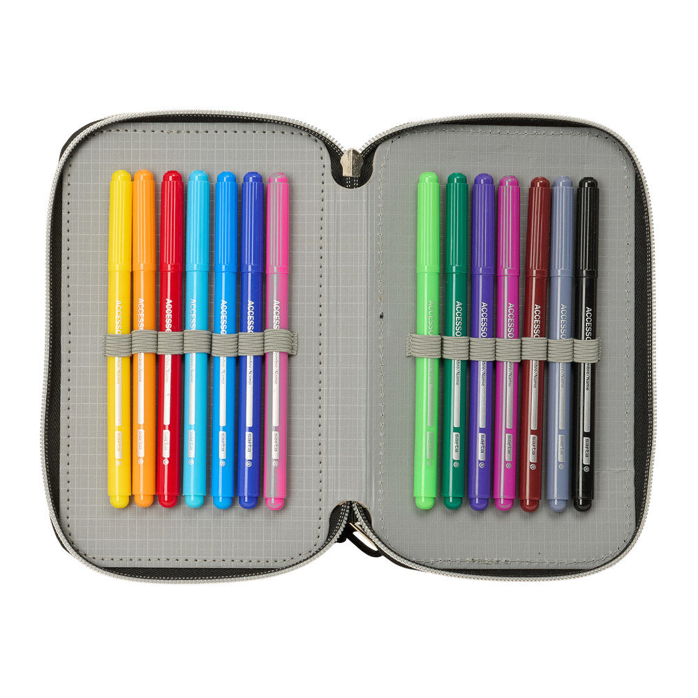 Masters of the Universe triple pencil case 37pcs