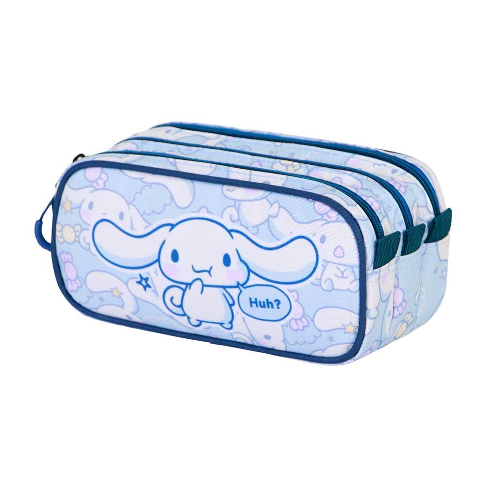 Hello Kitty Cinnamoroll triple pencil case