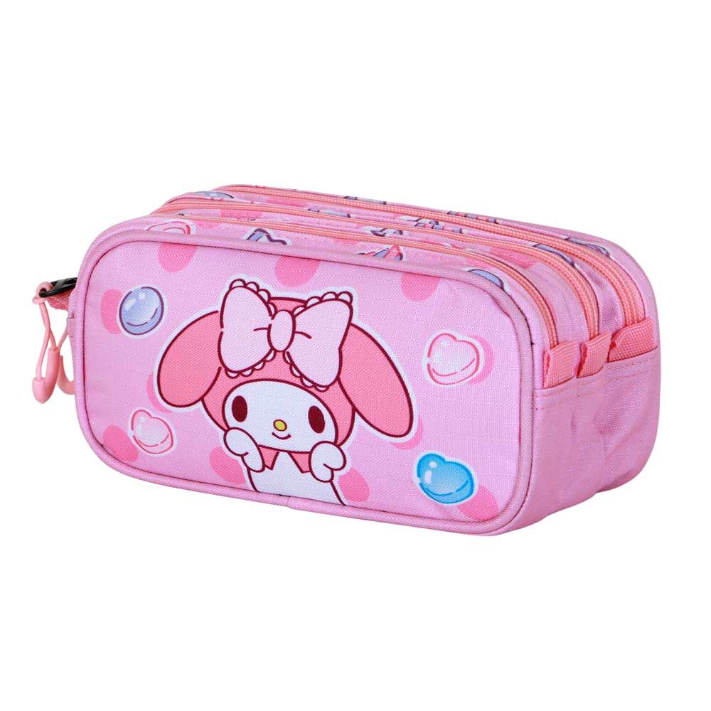 Hello Kitty My Melody triple pencil case
