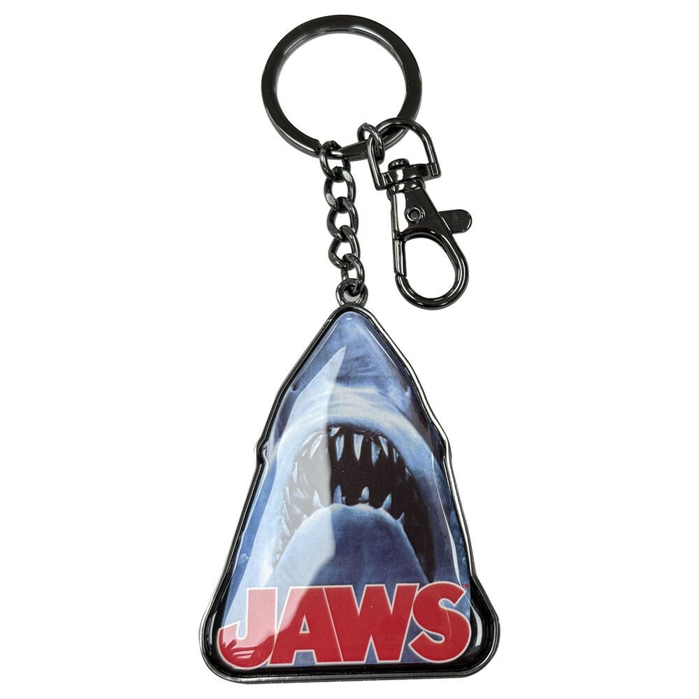 Jaws Logo metal keychain