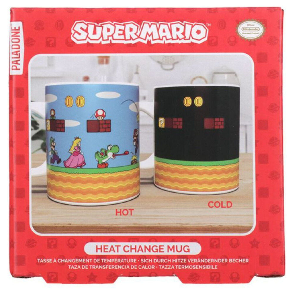 Super Mario Level heat change mug 300ml