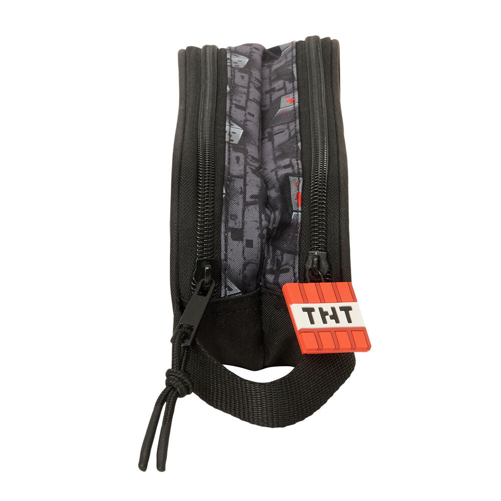 Minecraft Graffiti double pencil case