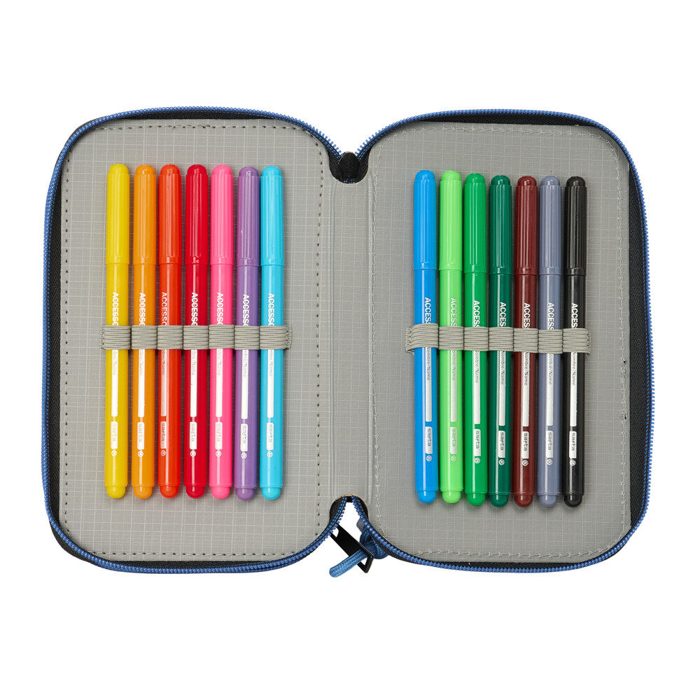 Brainrot triple pencil case 37pcs
