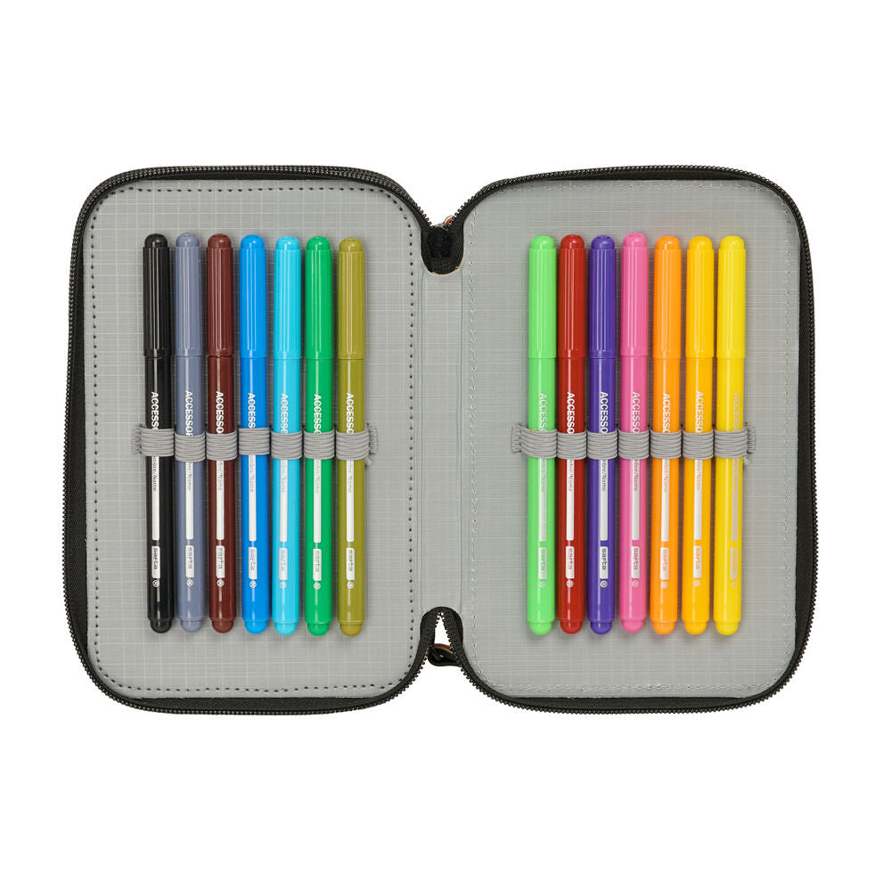 Harry Potter Hogwarts triple pencil case 37pcs