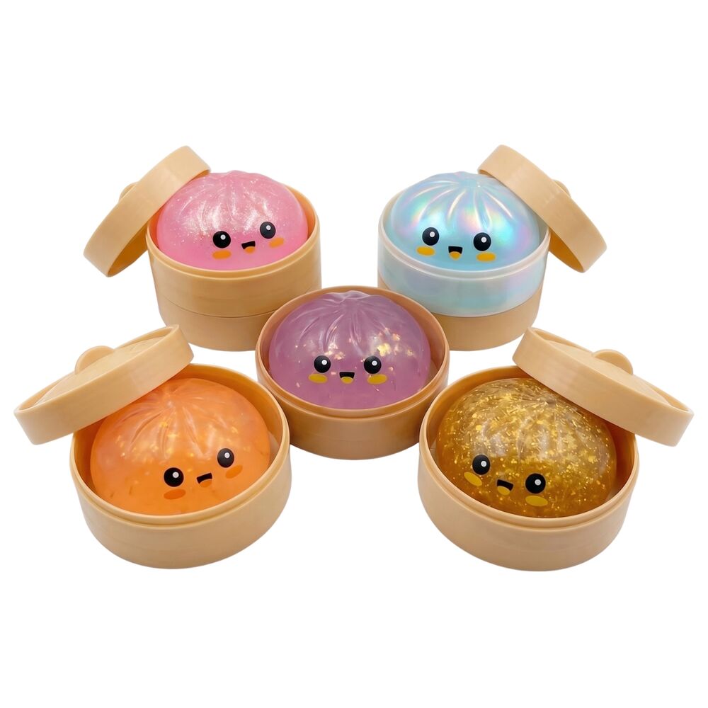 Dumpling Squishy Gel assorted surprise stress-relief toy 10cm