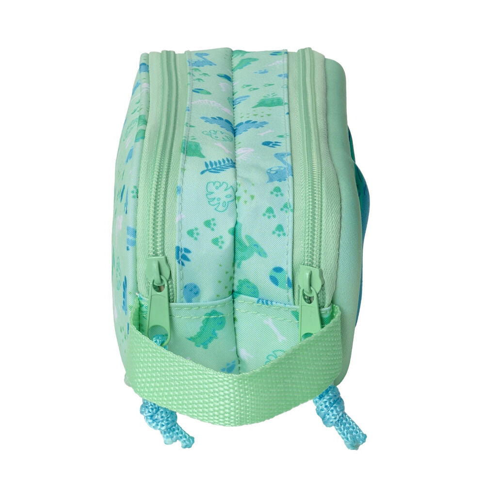 Dino 3D double pencil case
