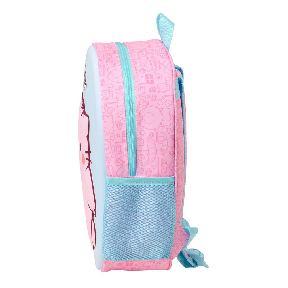 Pembe The Pink Cat 3D backpack 33cm