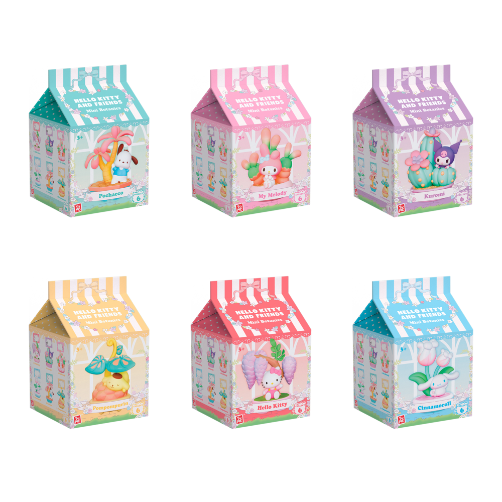 Hello Kitty and Friends Memo Stand Potted Delight assorted figure
