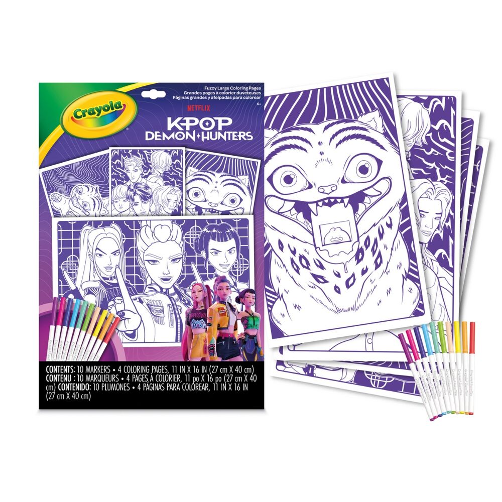 Kpop Demon Hunter maxi velvet posters with 10 markers