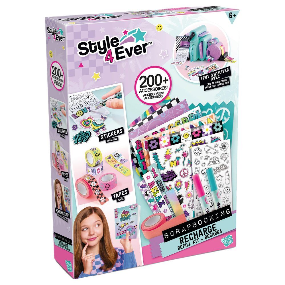 Style 4Ever Refill scrapbooking stickers paper ribbons