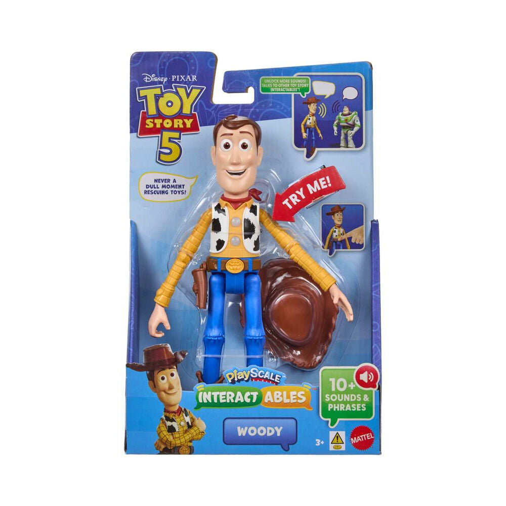 Spanish Disney Pixar Toy Story 5 Woody chatty figure 23cm