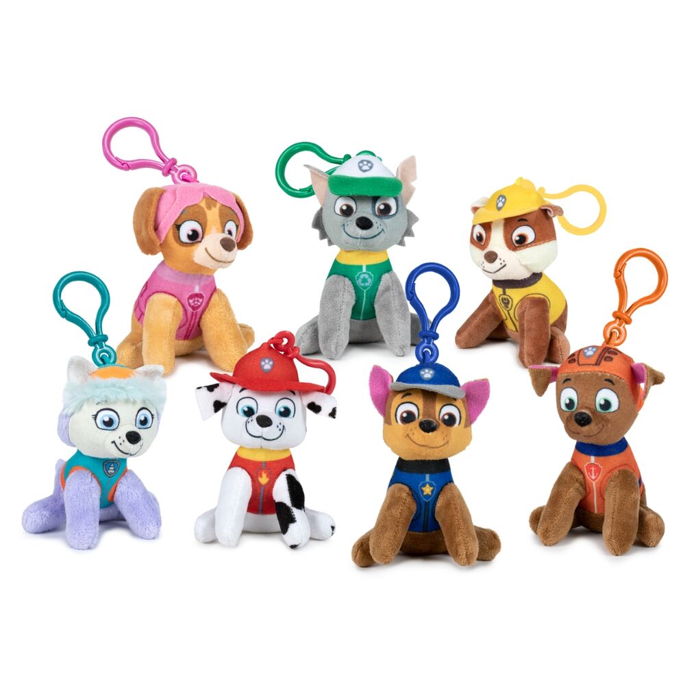Paw Patrol assorted plush keychain 10cm