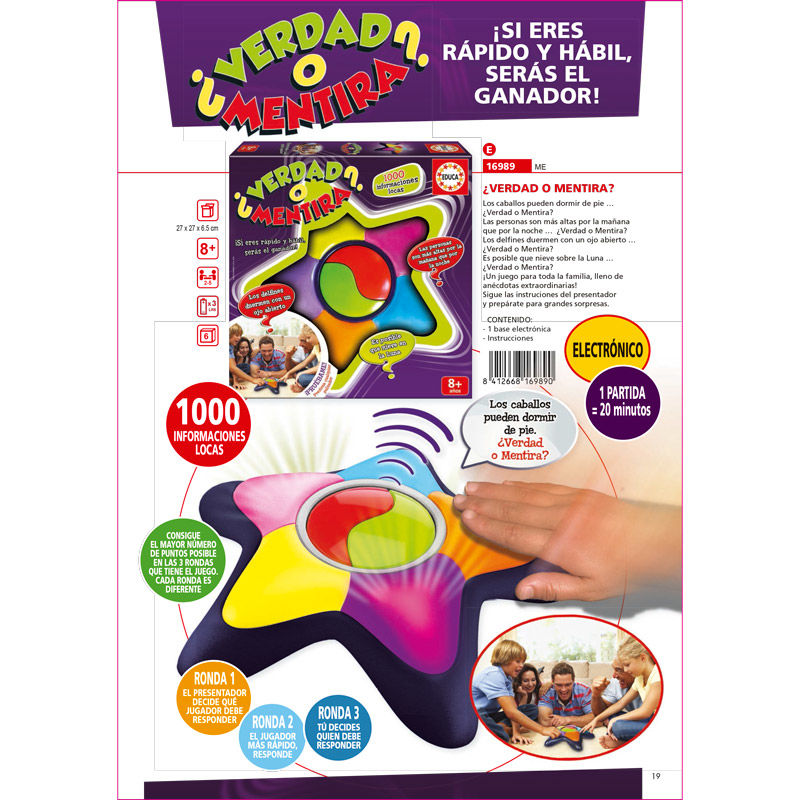 Spanish ¿Verdad o Mentira? game