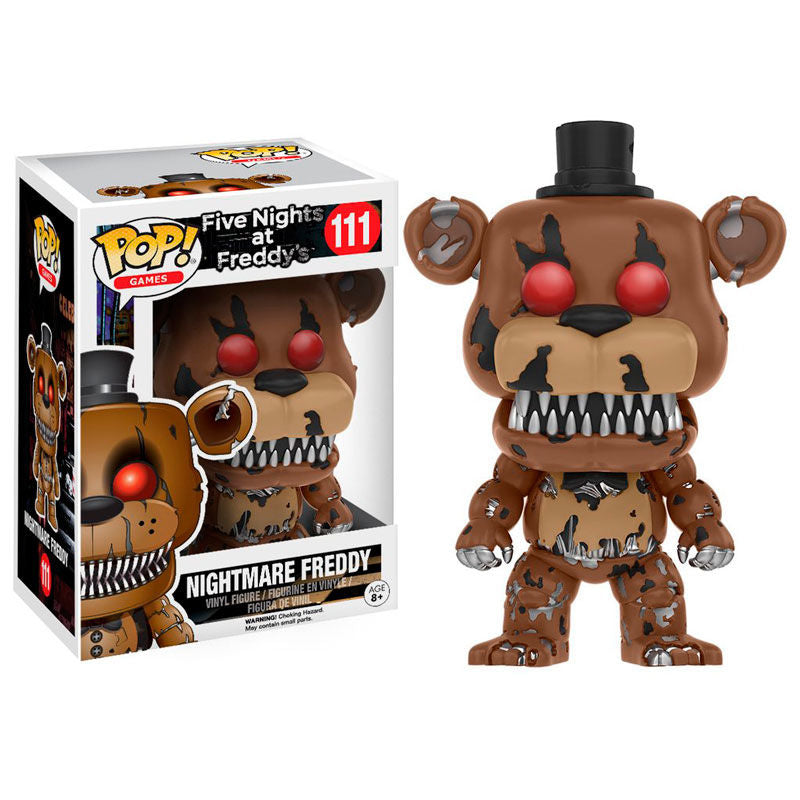 Funko Pop! Five Nights at Freddy's Nightmare Freddy - Figura da Collezione Vinyl