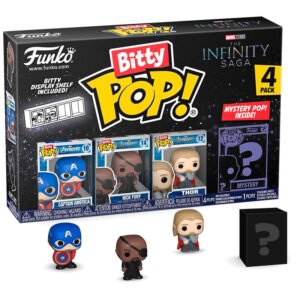 Blister 4 figures Bitty POP Marvel The Infinity Saga Captain America