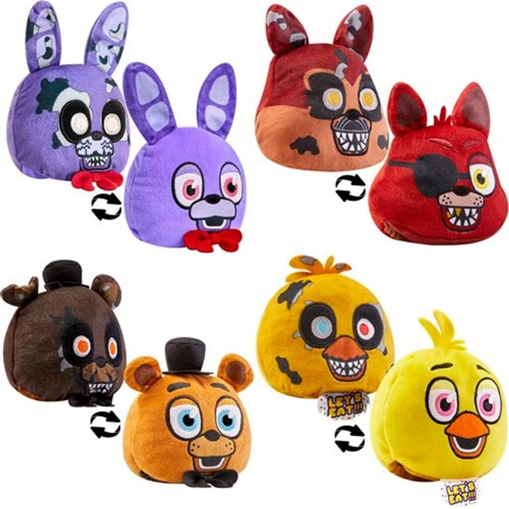 Five Nights at Freddys reversible assorted plush toy 10cm