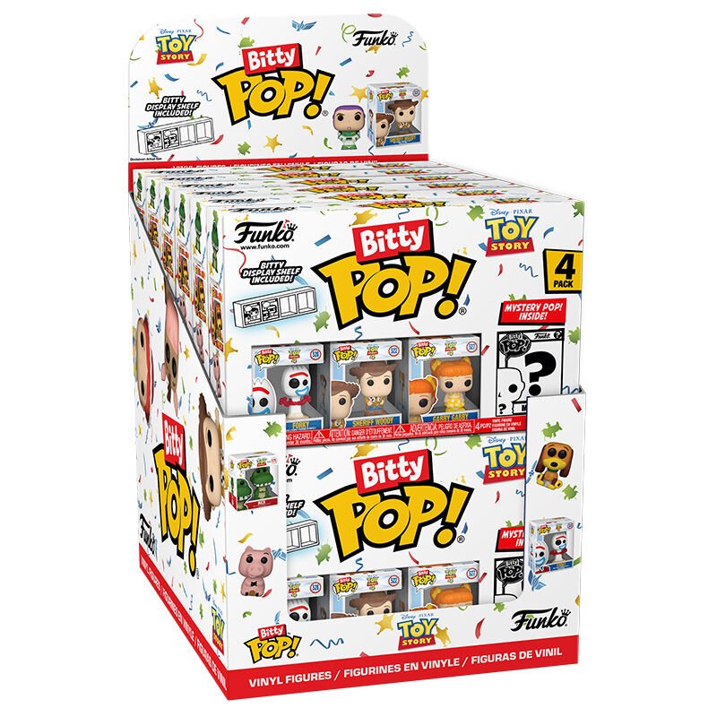 Assorted Blister 4 figures Bitty POP Disney Pixar Toy Story