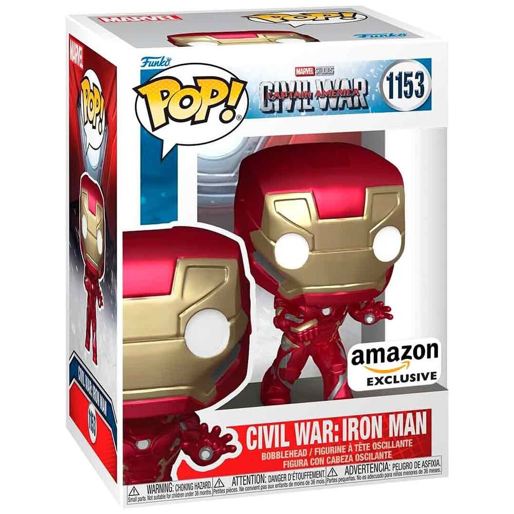 POP figure Marvel Civil War Captain America – Civil War Iron Man Exclusive