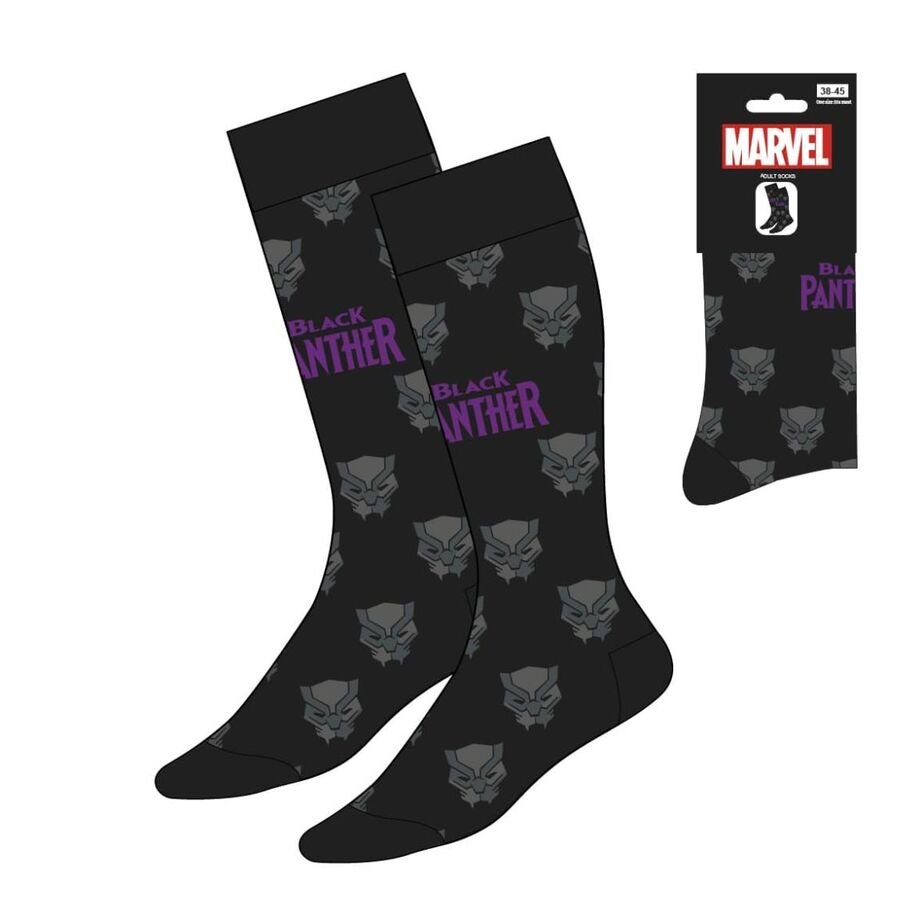Marvel Black Panther Wakanda adult socks