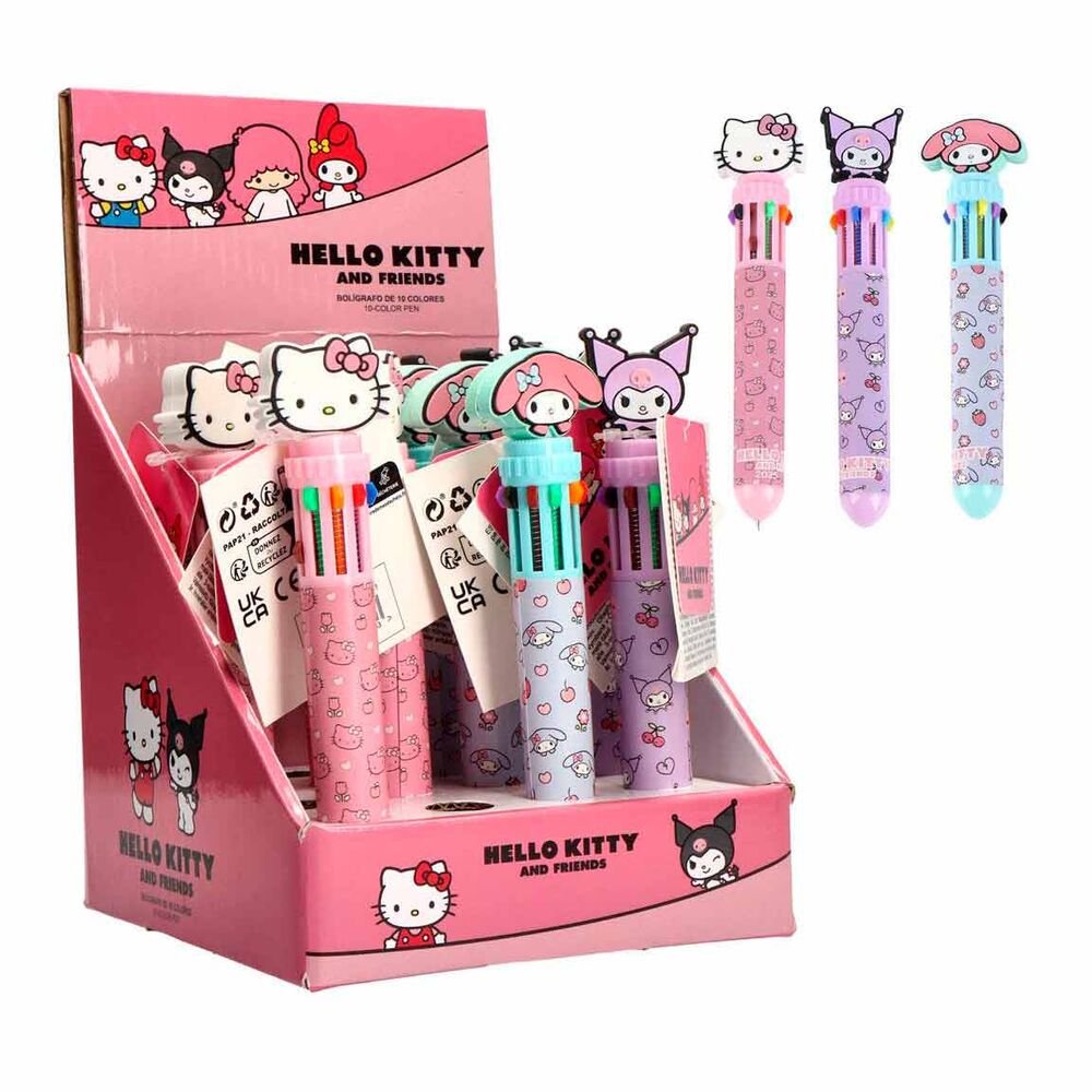 Hello Kitty assorted pen colours